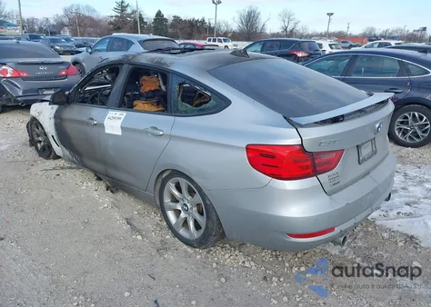 2014 BMW 335I Gran Turismo xDrive z USA, uszkodzony, nr VIN WBA3X9C57ED152889